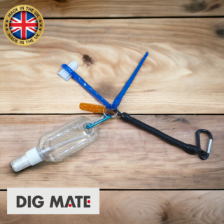 DIG MATE Metal Detector Artefact Finds Pouch Accessory Cleaning Kit