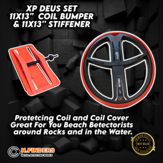 Xp Deus Set 11x13" Coil Bumper & 11x13'' Stiffener