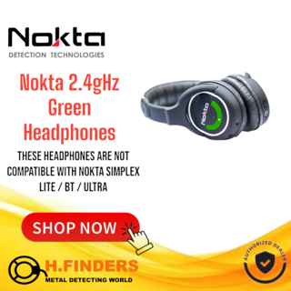 Nokta Makro 2.4gHz Green Headphones
