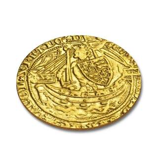 Coasters 85mm x 85mm (Round) - EDWARD III HALF-NOBLE   