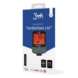 Minelab Equinox 900 - 3mk FlexibleGlass Lite Screen Protector