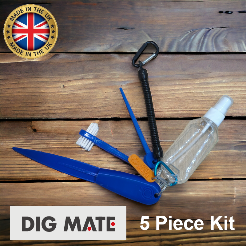 Digging Tools, Accessories, DIG MATE Metal Detector Artefact Finds Pouch  Accessory Kit 5 Piece